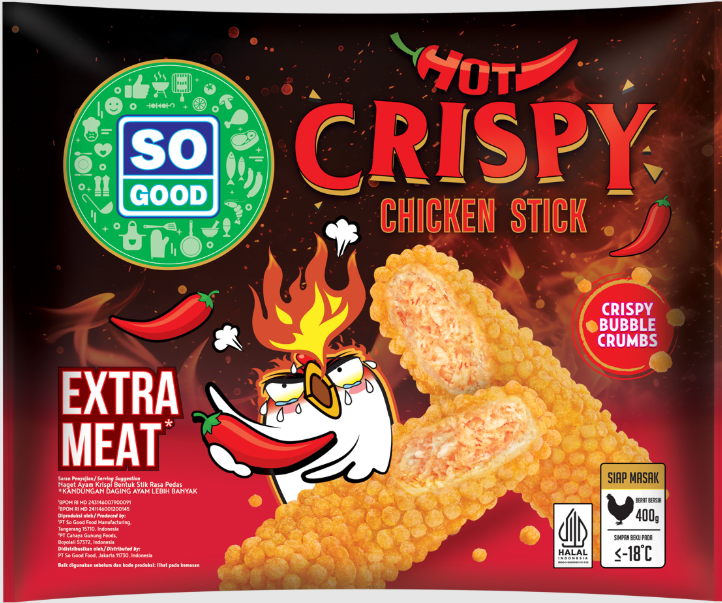 so good stick hot crispy 400g